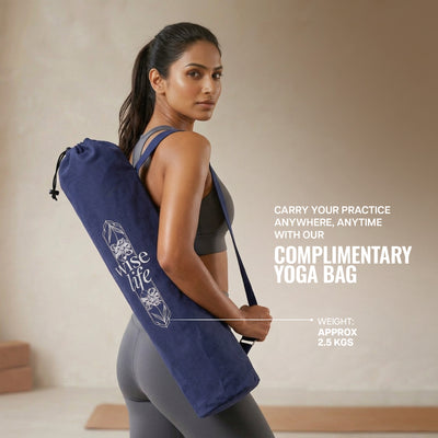 PU Printed & Natural Rubber Yoga Mat - 6mm, Rambagh