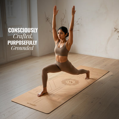 Cork & Natural Rubber Yoga Mat
