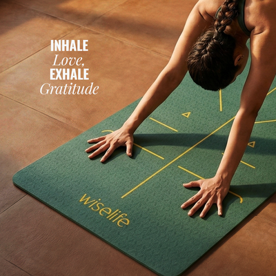 True Alignment TPE Yoga Mat - 6mm