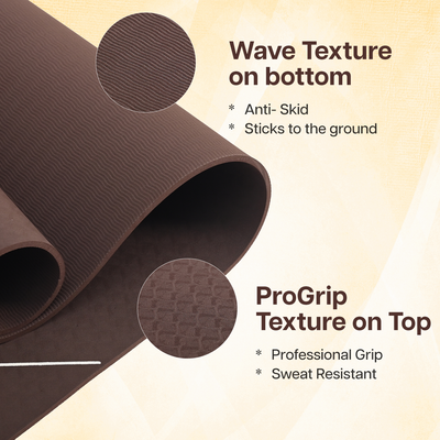 True Alignment TPE Yoga Mat - 6mm