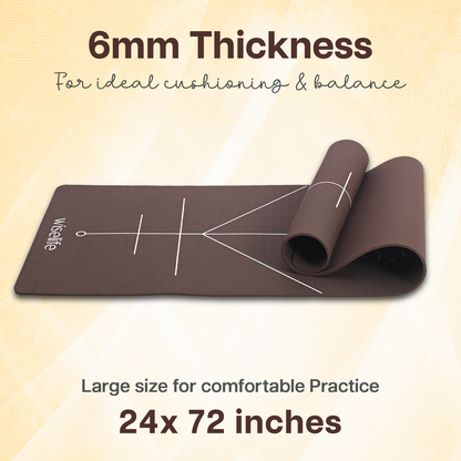 True Alignment Yoga Mat - 6mm