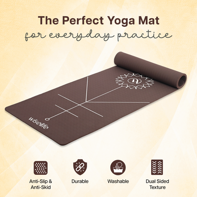 True Alignment TPE Yoga Mat - 6mm