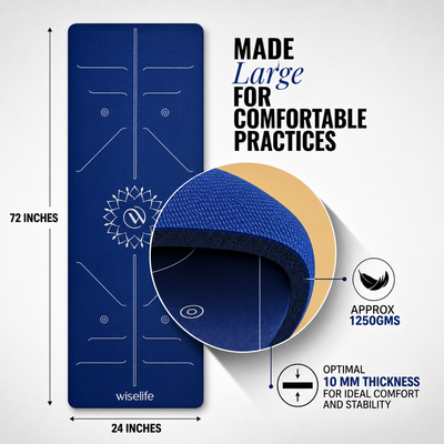 Lotus Alignment TPE Yoga Mat - 10mm