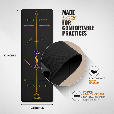 Boho Alignment TPE Yoga Mat - 8mm
