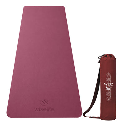 Classic PU and Natural Rubber Yoga Mat 6mm