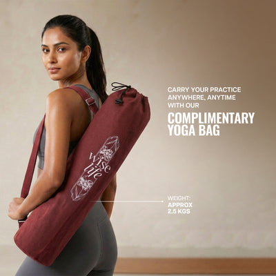 Classic PU and Natural Rubber Yoga Mat 6mm