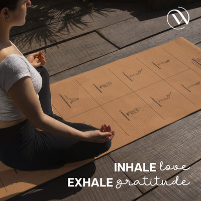 Foldable Microfiber Yoga Mat - 1MM
