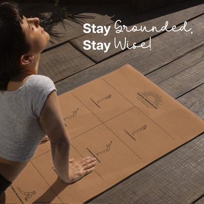 Foldable Microfiber Yoga Mat - 1MM