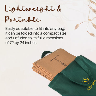 Foldable Microfiber Yoga Mat - 1MM
