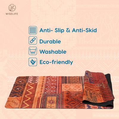 Foldable Microfiber Yoga Mat - 1MM