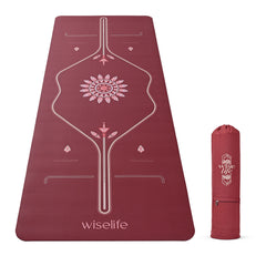 PU Alignment & Natural Rubber Yoga Mat