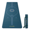 PU Alignment & Natural Rubber Yoga Mat