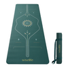 PU Alignment & Natural Rubber Yoga Mat