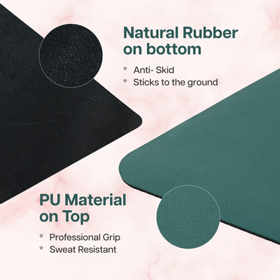 PU Alignment & Natural Rubber Yoga Mat