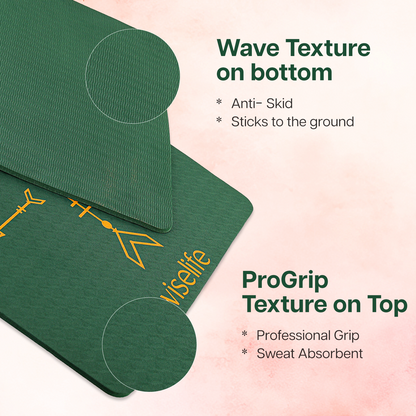 BOHO Alignment TPE Yoga Mat - 8MM