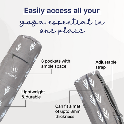 Yoga Mat Carry Bag (Up to 8mm Mat)