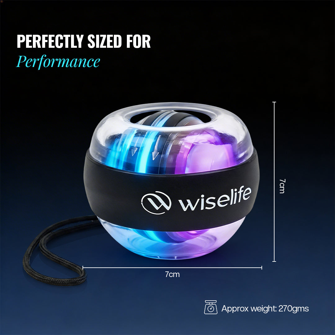 wiselife gyro ball , gyro ball , gyro ball for kids , small gyro ball , gyro , gyro ball kids , gyro ball large , gyro ball wrist excerciser , gyro ball with light
