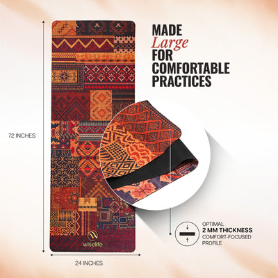 Foldable Rubber Yoga Mat 2MM
