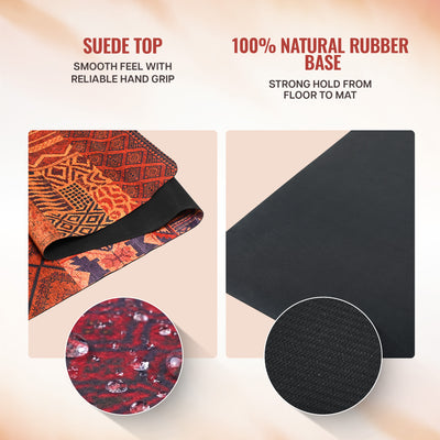 Foldable Rubber Yoga Mat 2MM