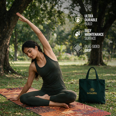 Foldable Rubber Yoga Mat 2MM
