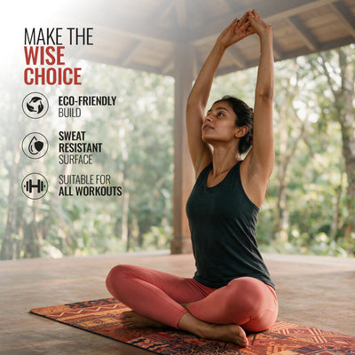 Foldable Rubber Yoga Mat 2MM