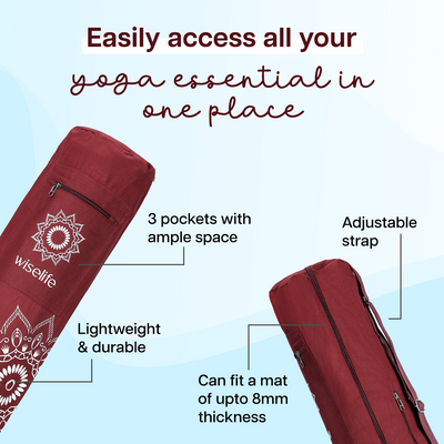 Yoga Mat Carry Bag (Up to 8mm Mat)