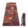 Microfiber & Natural Rubber Yoga Mat - 6mm