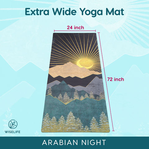 Foldable Microfiber Yoga Mat - 1MM
