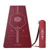 PU Alignment & Natural Rubber Yoga Mat 6mm