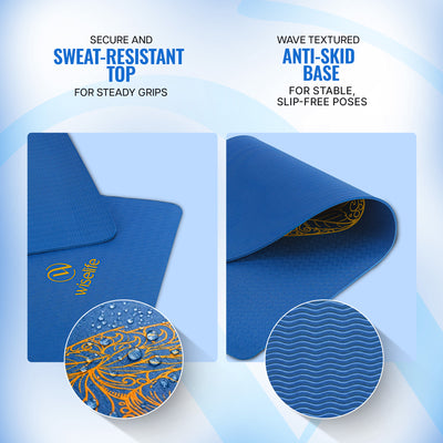 Purpose Printed TPE Yoga Mat-6mm