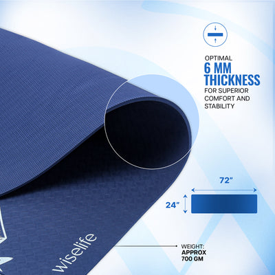 Purpose Printed TPE Yoga Mat-6mm