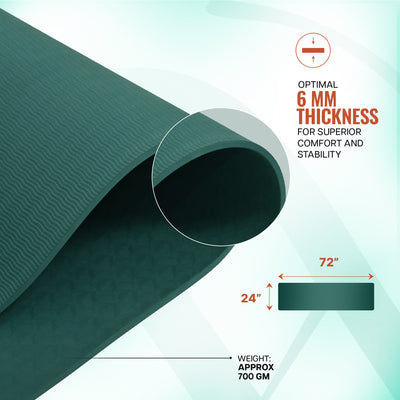 Purpose Printed TPE Yoga Mat-6mm