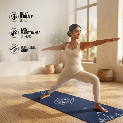Purpose Printed TPE Yoga Mat-6mm