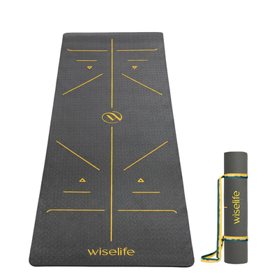 True Alignment TPE Yoga Mat - 6mm