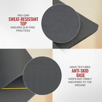 True Alignment TPE Yoga Mat - 6mm