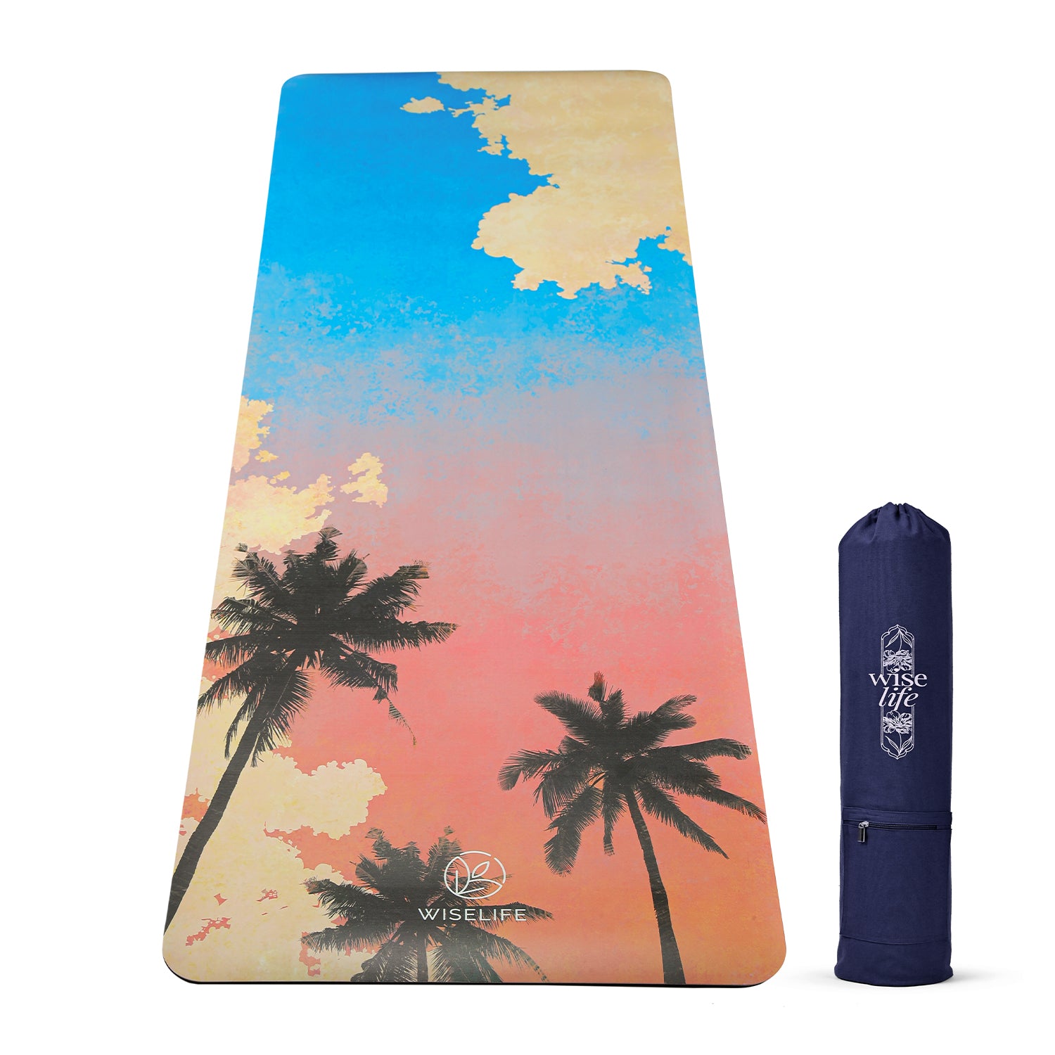 PU Printed & Natural Rubber Yoga Mat- 6mm, Californication