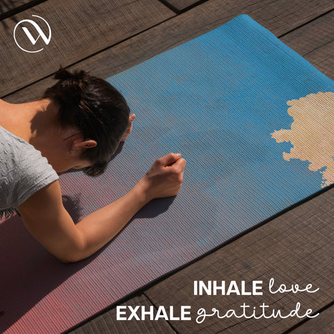 PU Printed & Natural Rubber Yoga Mat- 6mm, Californication