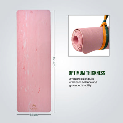 Foldable Rubber Yoga Mat 2MM
