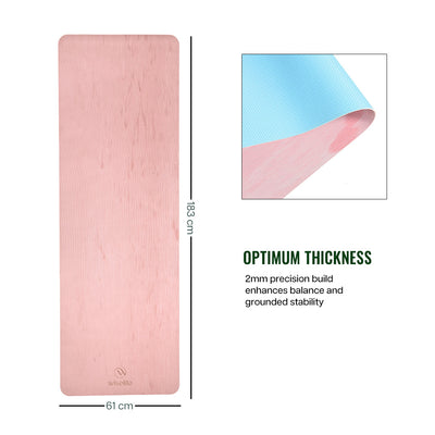 Foldable Rubber Beach Yoga Mat - 2mm