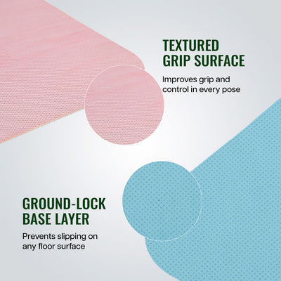 Foldable Rubber Beach Yoga Mat - 2mm