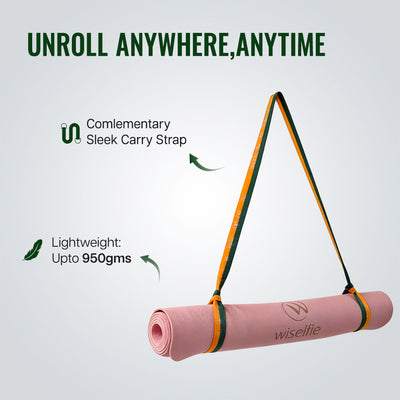 Foldable Rubber Yoga Mat 2MM