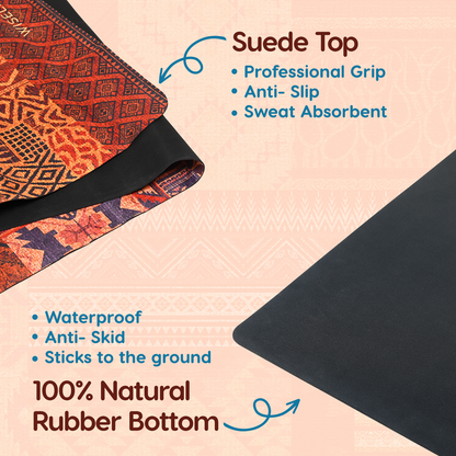Foldable Suede 1MM Yoga Mat