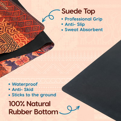 Foldable Rubber Yoga Mat 2MM