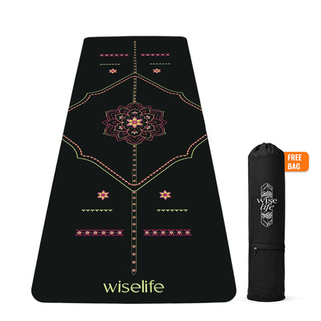 wiselife printed yoga mat , printed yoga mat , printed yoga mat for woman , printed yoga mat for kids , printed yoga mat for women , printed yoga mat wiselife , printed yoga mat for men , 
printed yoga mat 8mm for women , 
wiselife tpe printed 6mm yoga mat , 
yoga mat printed design , wiselife yoga mat surya namaskar printed