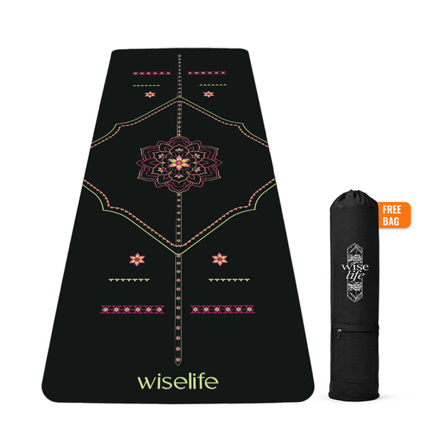 wiselife printed yoga mat , printed yoga mat , printed yoga mat for woman , printed yoga mat for kids , printed yoga mat for women , printed yoga mat wiselife , printed yoga mat for men , 
printed yoga mat 8mm for women , 
wiselife tpe printed 6mm yoga mat , 
yoga mat printed design , wiselife yoga mat surya namaskar printed
