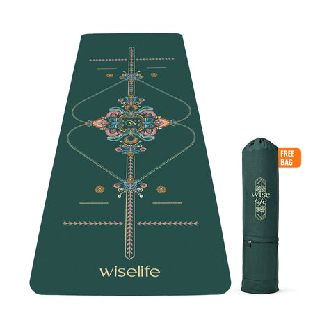 wiselife printed yoga mat , printed yoga mat , printed yoga mat for woman , printed yoga mat for kids , printed yoga mat for women , printed yoga mat wiselife , printed yoga mat for men , 
printed yoga mat 8mm for women , 
wiselife tpe printed 6mm yoga mat , 
yoga mat printed design , wiselife yoga mat surya namaskar printed
