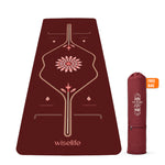 PU Alignment & Natural Rubber Yoga Mat