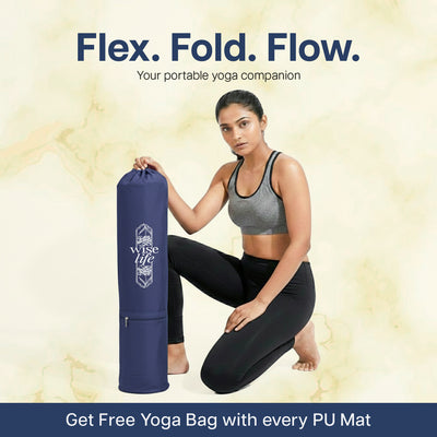 PU & Natural Rubber Yoga Mat - 6mm, Starry Night