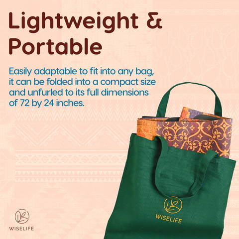Foldable Microfiber Yoga Mat - 1MM