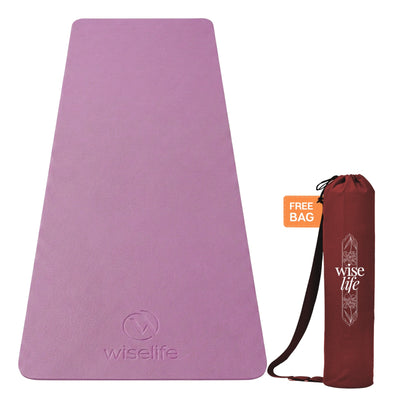 Classic PU and Natural Rubber Yoga Mat 6mm